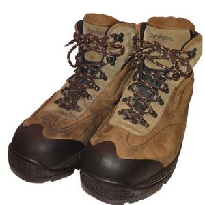 Dunham Strickland Leather Hiking Boots Waterproof Mens Size 16 4E Tuff Lite